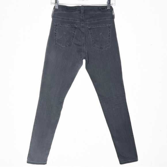 AG Adriano Goldschmied Distressed Gray Super Skinny Ankle Jeans - Picture 3 of 12